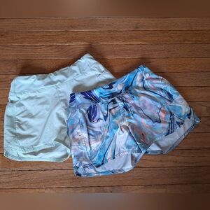 TWO Athleta Girl Record Breaker Shorts Size 12